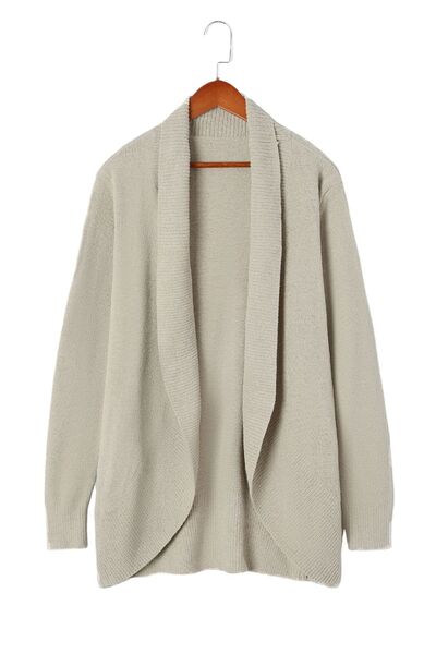 Open front hot sale sweatshirt cardigan