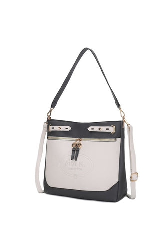 MKF Collection Evie two tone Shoulder bag by Mia k